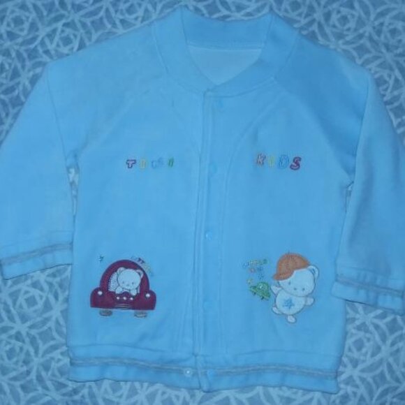 2-piece playwear, soft cotton velour, NEW - Picture 2 of 3